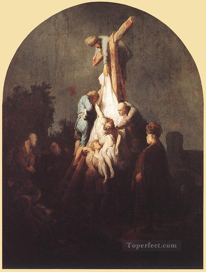 レンブラントの十字架からの証言油絵